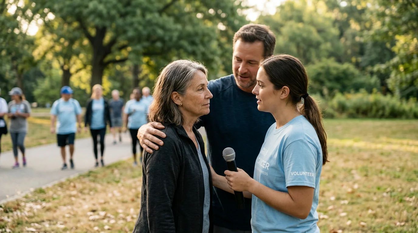 Runners and supporters gather in Central Park for Voices against Brain Cancer
