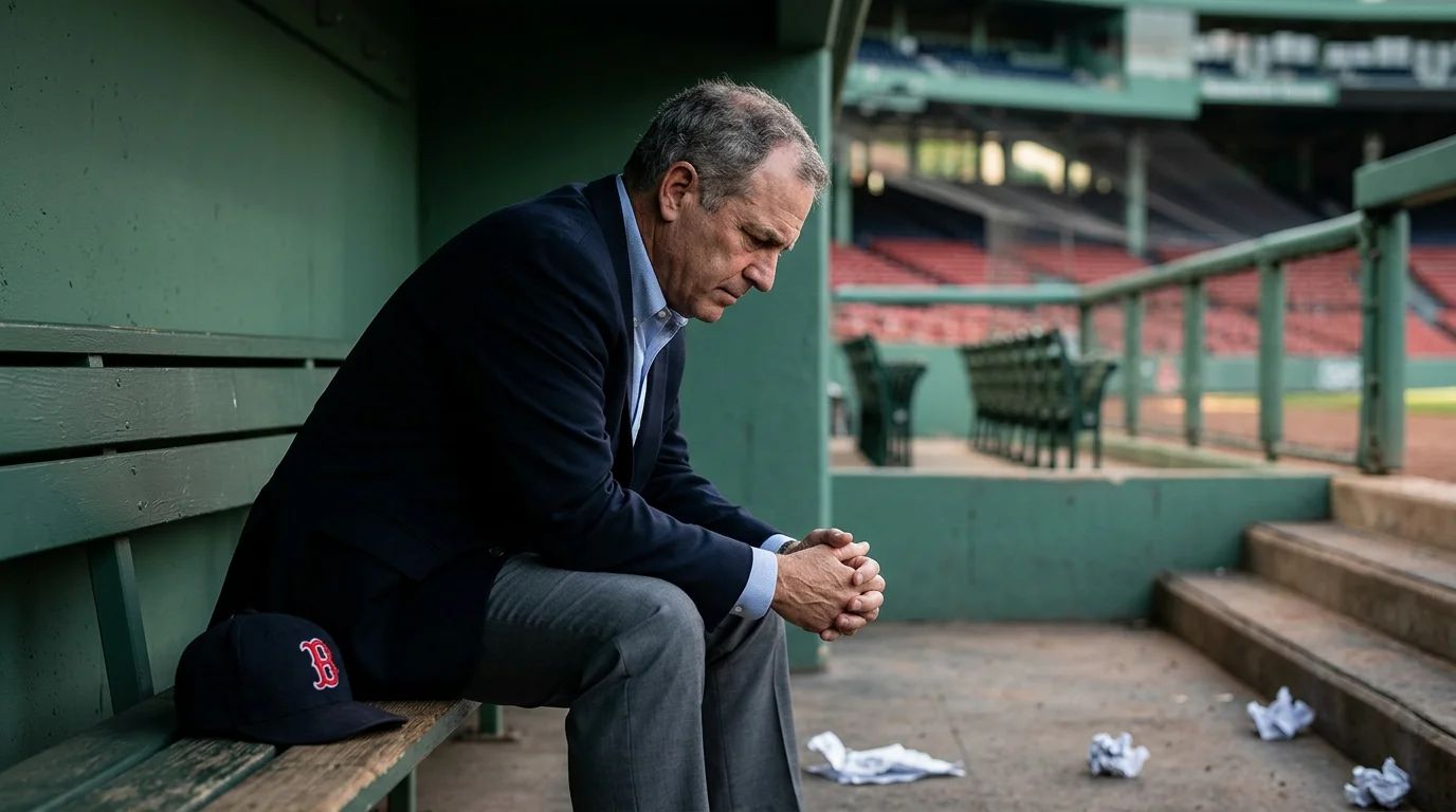 A Boston Red Sox player at bat, highlighting the ongoing sign-stealing scandal's consequences
