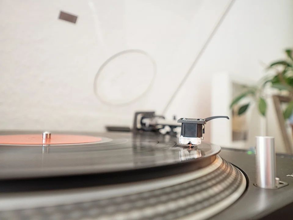A person holding a vinyl record, illustrating the resurgence of music formats