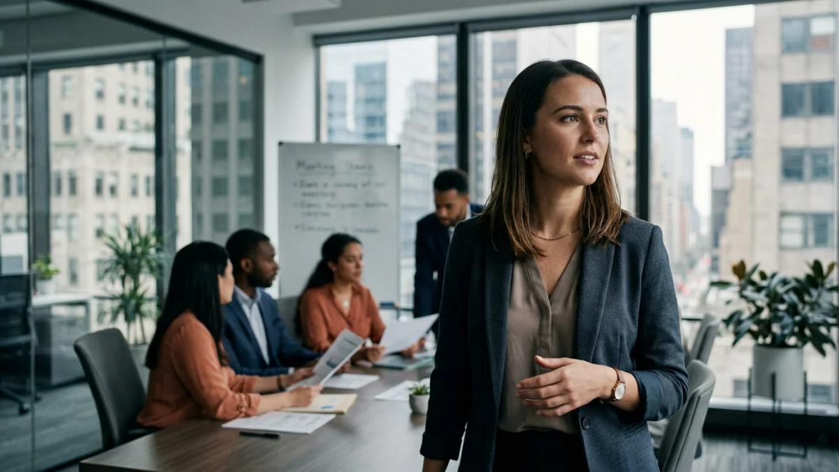 A diverse team collaborates around a table, illustrating the personal responsibility of leadership