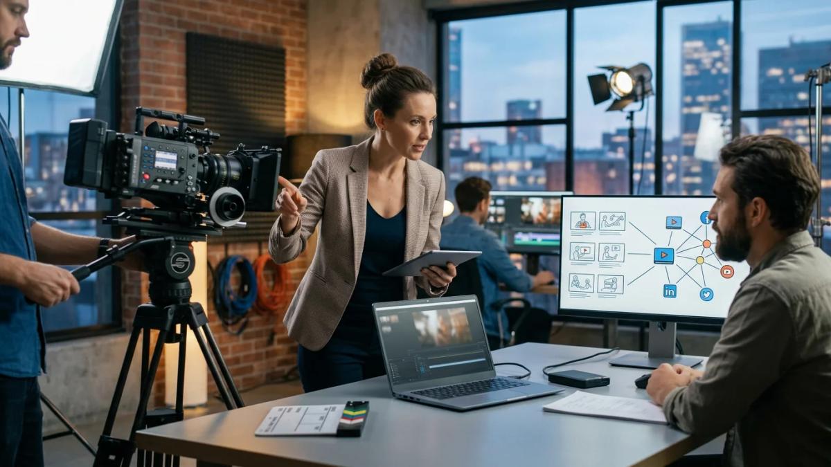 Dynamic video footage demonstrating why video marketing is a powerful tool for PR success