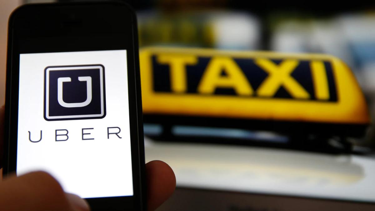 Uber app on a smartphone screen, reflecting challenges in the US market
