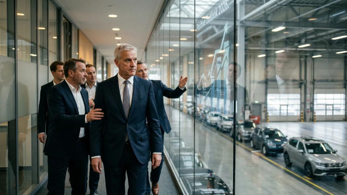 Matthias Mueller, Volkswagen's new CEO, is optimistic about the company's future despite recent scandals