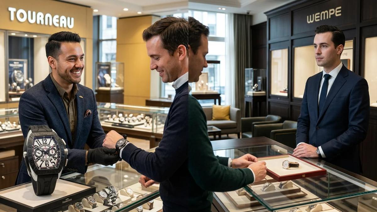 Comparing the customer experience at two luxury watch retailers, Tourneau and Wempe