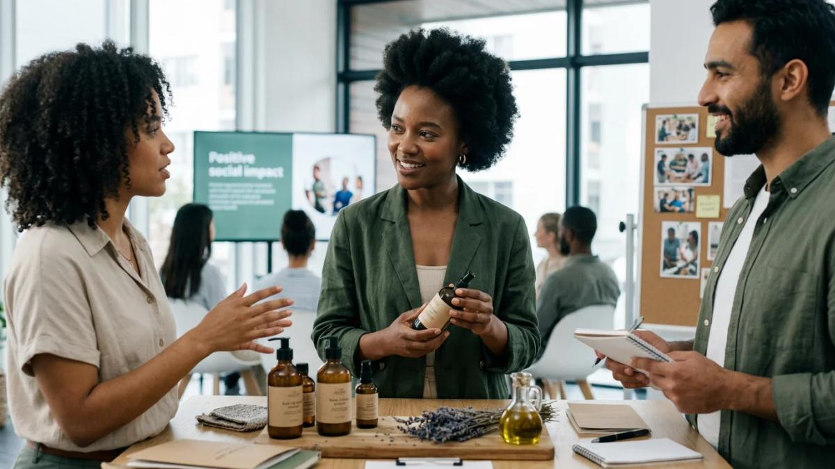 A megaphone projects spotlight onto a small business, illustrating the power of publicity
