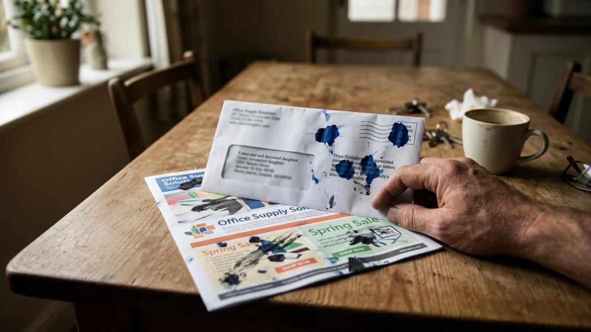 A grief-stricken father endures further pain due to a insensitive public relations campaign