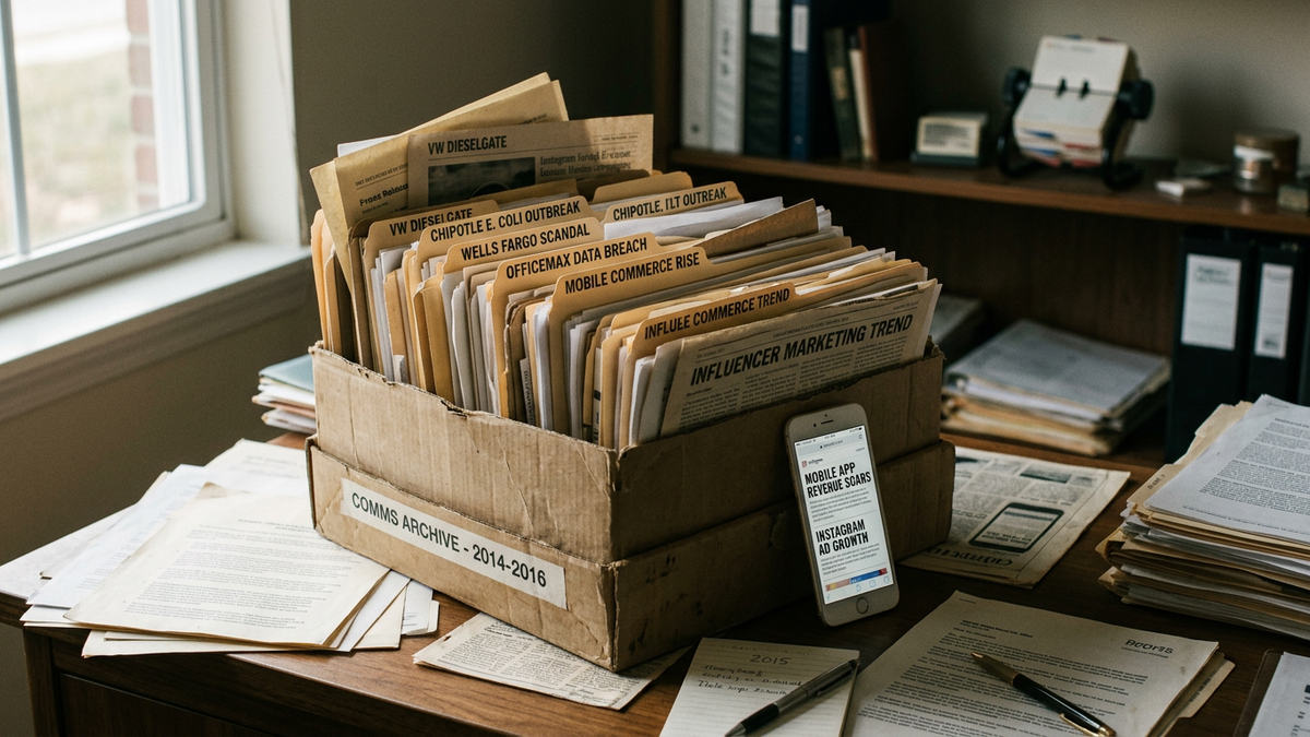 Before Anchor Events Had a Name — My 2014–2016 Communications Archive