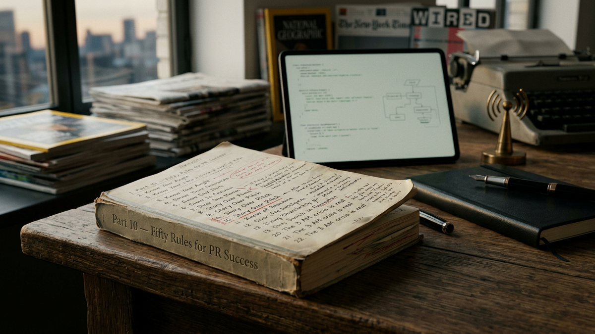 For Immediate Release Part 10 — Fifty Rules for PR Success