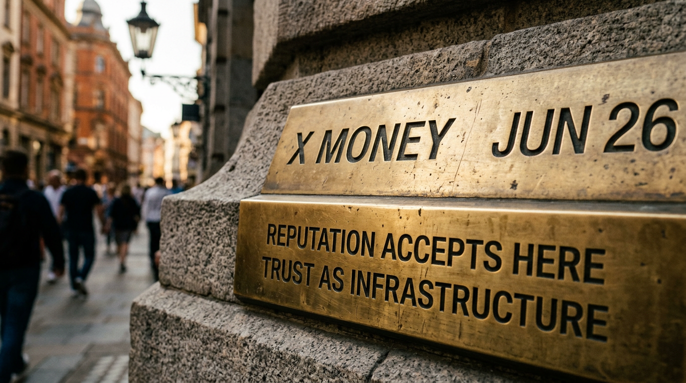 Your Reputation Just Became a Payment Rail
