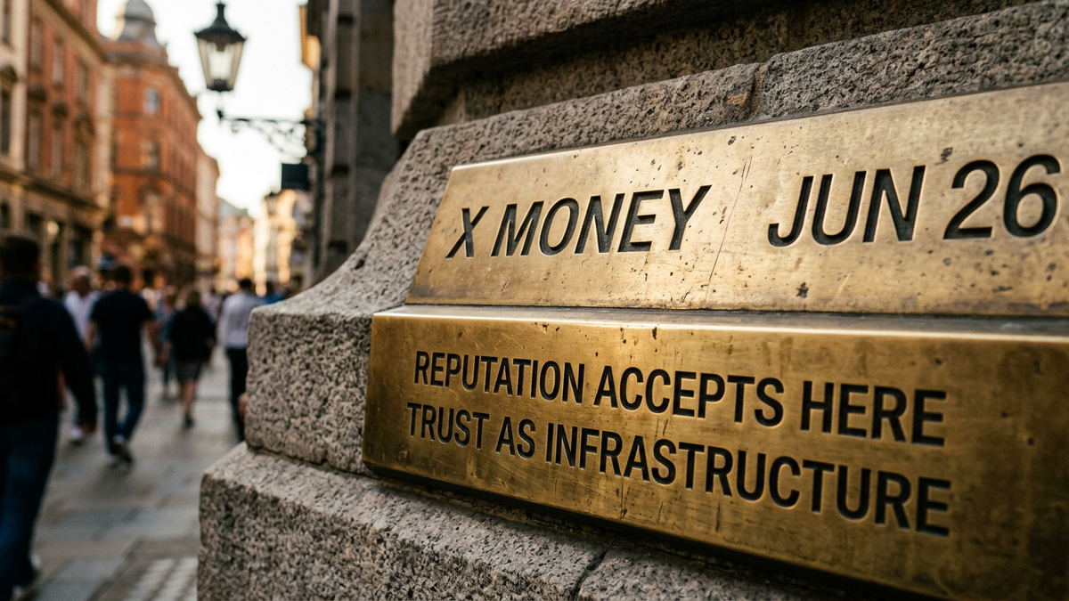 Your Reputation Just Became a Payment Rail
