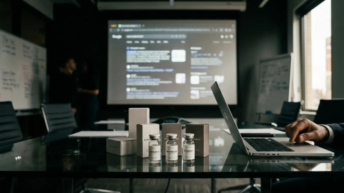 What Peptide Brands Reveal About AI Search Risk