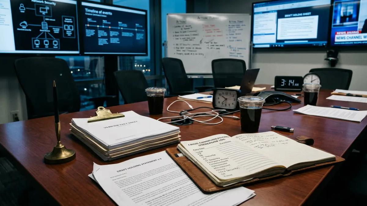 Cybersecurity PR: What a CISO Needs in the First 24 Hours